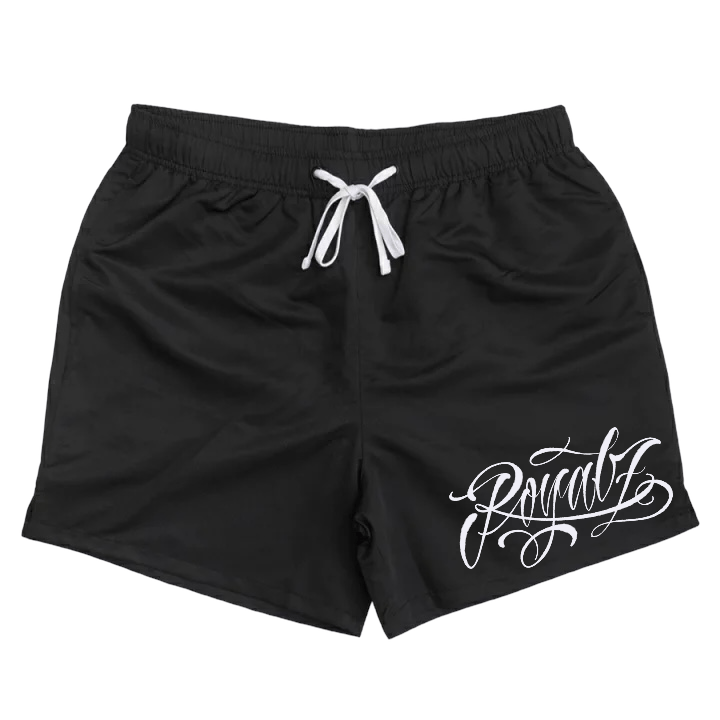 Image of BLACK ROYALZ NYLON SHORTS
