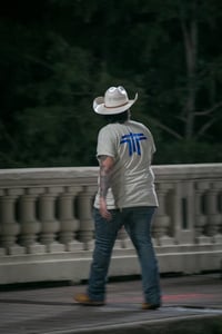 Image 3 of Blue Tripple T Shirt Pre-Order