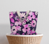 Market Tote in Moonlight Petals Unfolding 