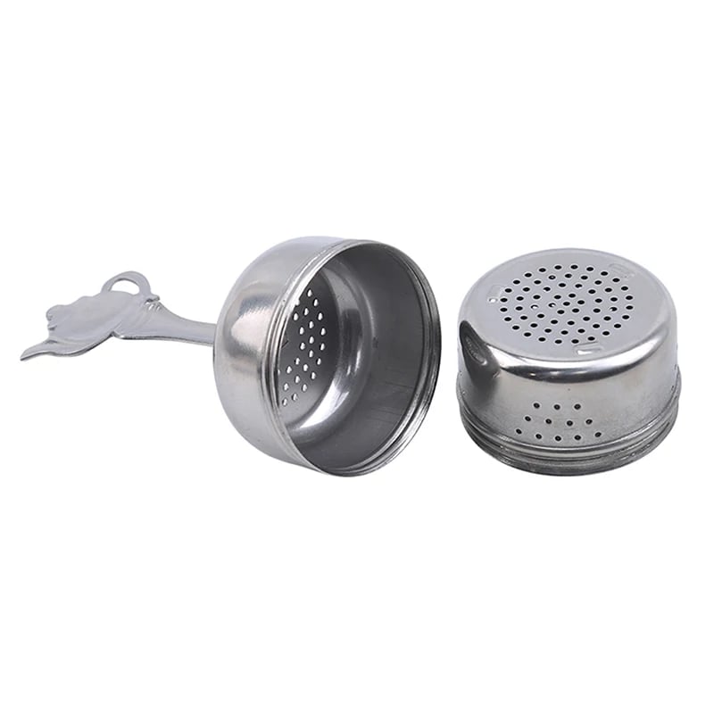 Stainless Steel Tea Infuser Strainer Cylindrical Tea Leak Spice Herbal Filter Balls Hanging Chain