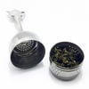 Stainless Steel Tea Infuser Strainer Cylindrical Tea Leak Spice Herbal Filter Balls Hanging Chain