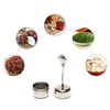 Stainless Steel Tea Infuser Strainer Cylindrical Tea Leak Spice Herbal Filter Balls Hanging Chain