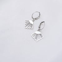 Image 4 of Petites Boucles d'Oreilles MAJA Or/Argent