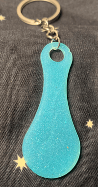 Jeton de caddie turquoise