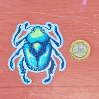 Image 1 of Scarab Beetle - Sticker