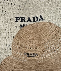 Image 1 of Milano raffia bucket hat 