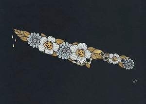 Image of funeral flowers - 5x7 prints