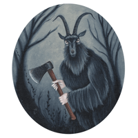 goatman - 8x10 print 