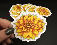Image 2 of Yellow Flower Sticker