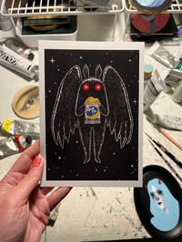 Image 2 of moon pie mothman print 