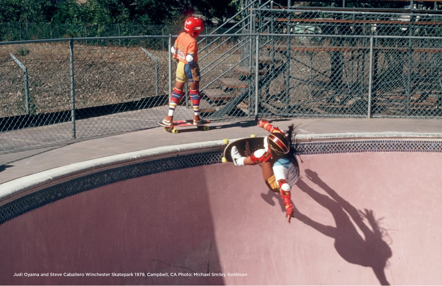 Image of Judi Oyama Cab Winchester Frontside Grind 1979