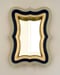 Image of Modernist Mirror Indigo Blue/Gold/Cream