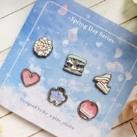 Image 3 of Spring day Deco filler set / individual "Enamel pin -Instock