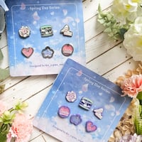 Image 1 of Spring day Deco filler set / individual "Enamel pin -Instock