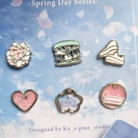 Image 5 of Spring day Deco filler set / individual "Enamel pin -Instock