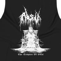 Image 2 of ABSU - THE TEMPLES OF OFFAL II (WHITE PRINT) MUSCLE SHIRT