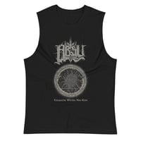 Image 1 of ABSU - TELEPATHS WITHIN NIN-EDIN (BLACK SHIRT) MUSCLE SHIRT