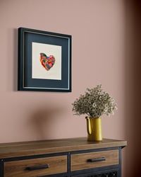 Image 1 of The Feather Collection Framed Embroidered Art