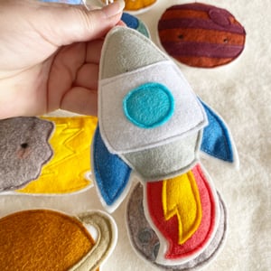 Image of The Space Collection felt decorations