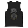ABSU - THE GOLD TORQUES OF ULAID (GREY & GOLD PRINT) MUSCLE SHIRT