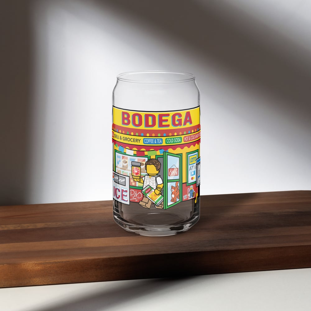 Bodega Can-Shaped Collectible Glass