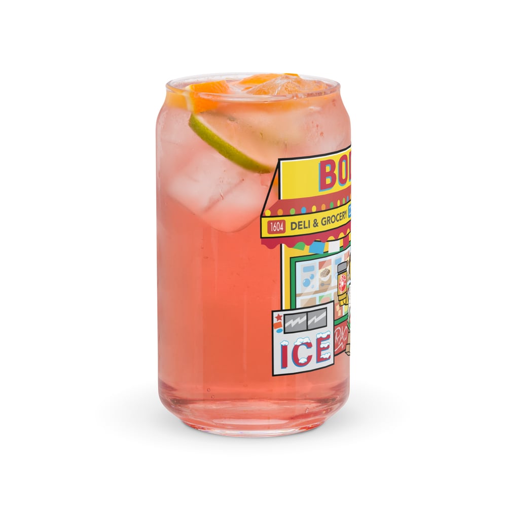 Bodega Can-Shaped Collectible Glass