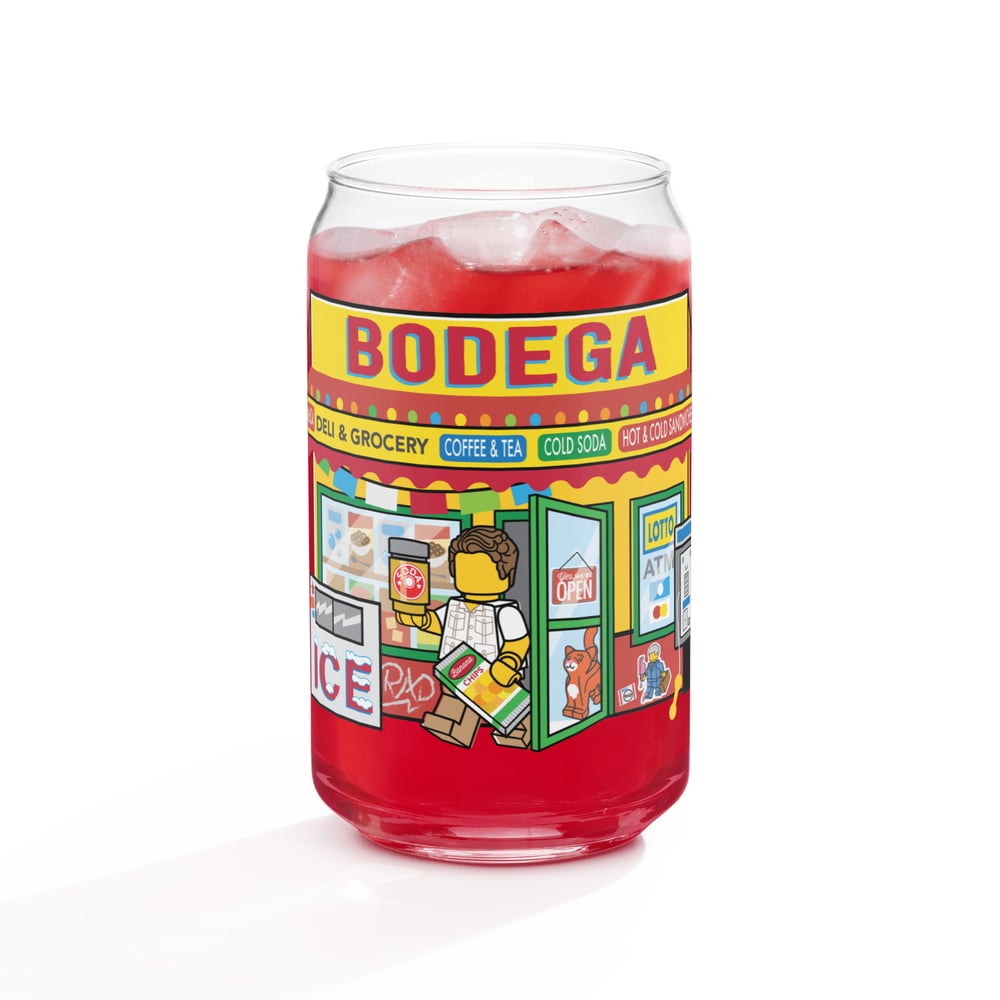 Bodega Can-Shaped Collectible Glass