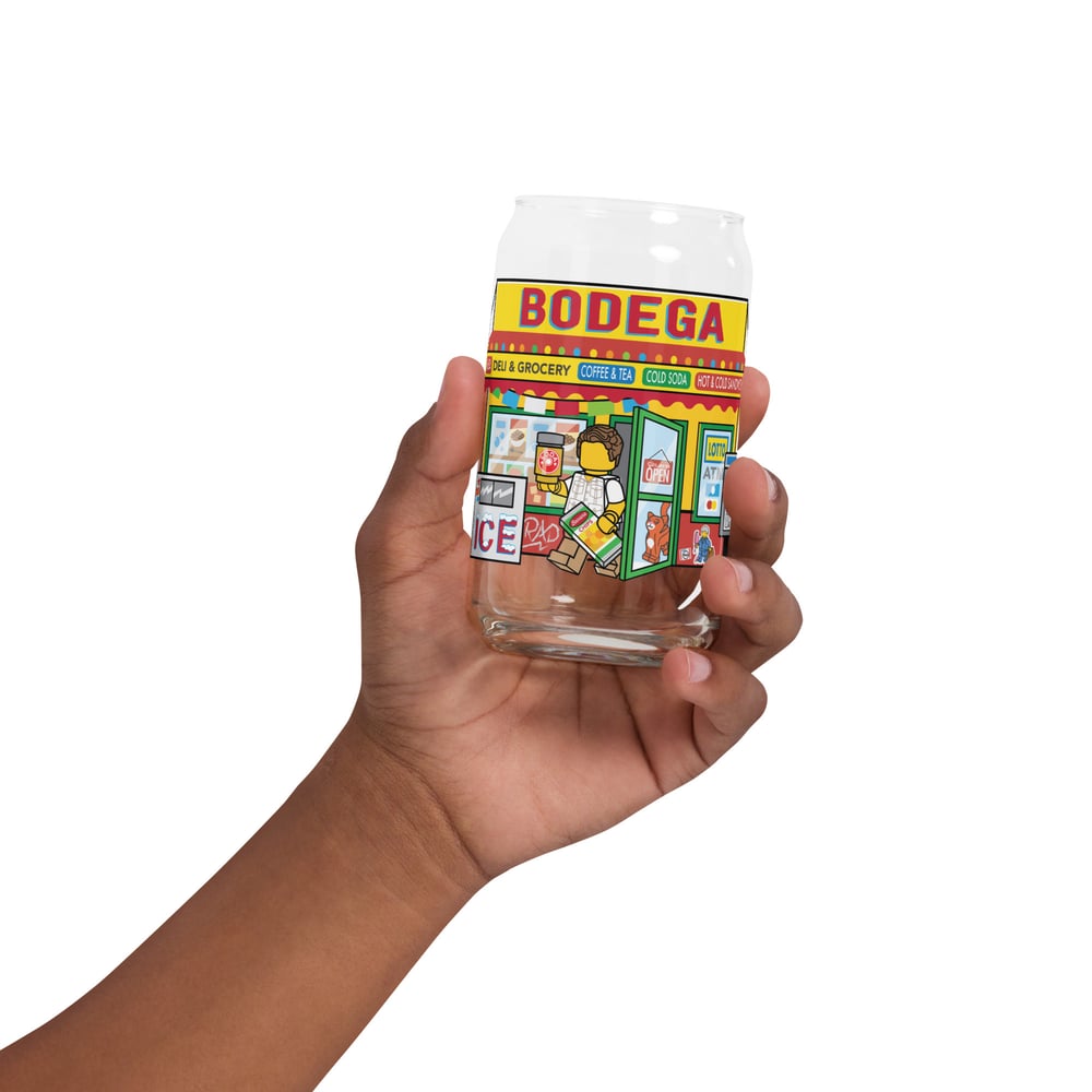 Bodega Can-Shaped Collectible Glass