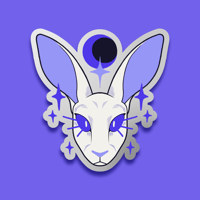 Image 2 of MOON HARE Stickers