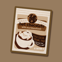 Image 1 of Hot Cocoa Drink Mix Sticker