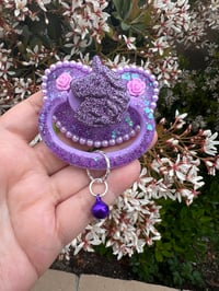 Purple resin Adult pacifier