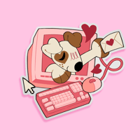 Image 1 of PUPPY LOVE Sticker