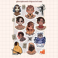 Image 2 of Marble Hornets Sticker Sheet