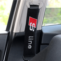 Image 5 of AUDI S-line headrest pillows and seat belt pads