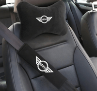 Image 1 of Mini - headrest pillows and seat belt pads
