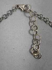 Image 3 of Seashell and blue quartz necklace