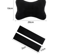 Image 2 of Jaguar headrest pillows and seat belt pads