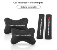 Image 2 of BMW M Performance headrest pillows and seat belt pads