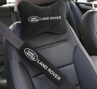 Image 1 of Land Rover headrest pillows and seat belt pads