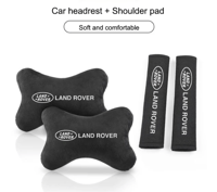 Image 3 of Land Rover headrest pillows and seat belt pads