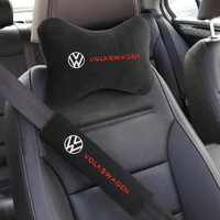 Image 1 of VW headrest pillows and seat belt pads