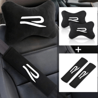 Image 1 of VW R-line headrest pillows and seat belt pads