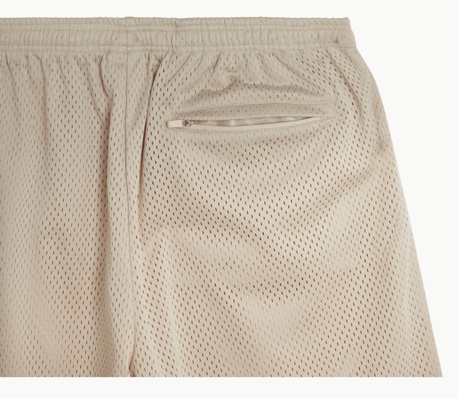 1989 TAN MESH SHORTS