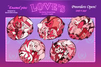 PREORDERS Enamel Pins LOVE'S Collection!