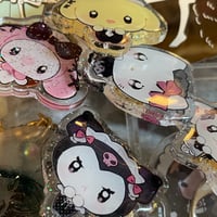 Image 2 of Y2K Sanrio Sparkly Pins