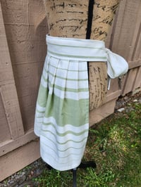 Image 3 of Sage & White Heavy Cotton Half Apron