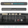 20W Wireless Bluetooth Sound Bar Speaker System Surround Stereo for TV & Projector
