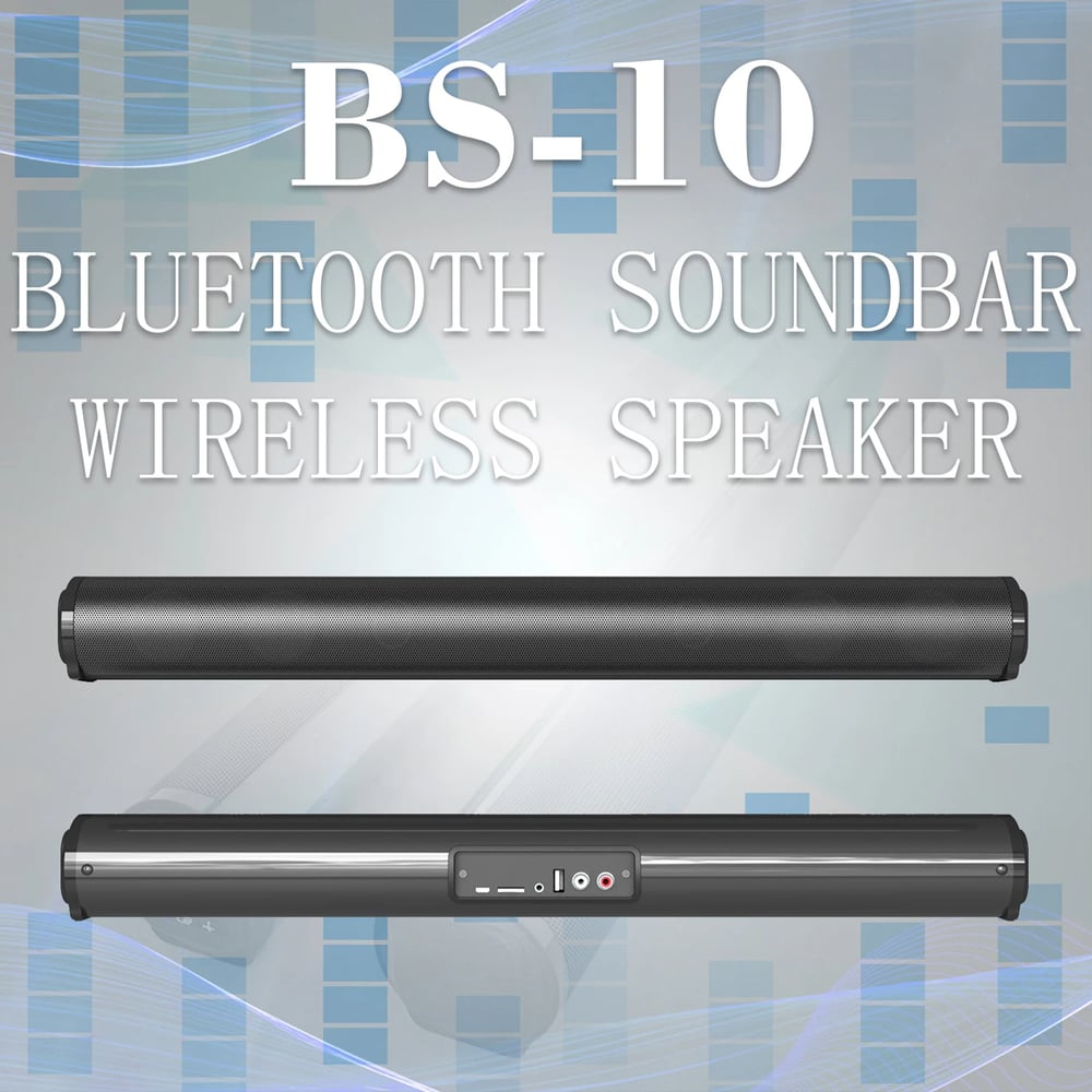 20W Wireless Bluetooth Sound Bar Speaker System Surround Stereo for TV & Projector