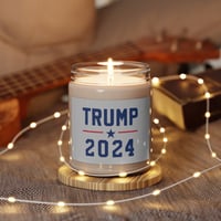 Image 1 of Trump 2024 Apple Harvest Scented Soy Candle, 9oz