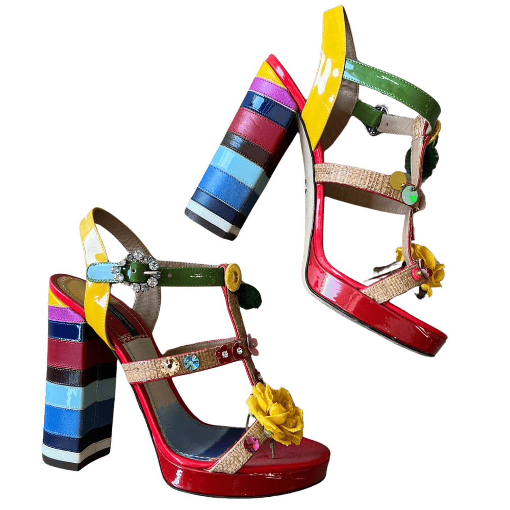 Image of DOLCE & GABBANA PARTY HEELS